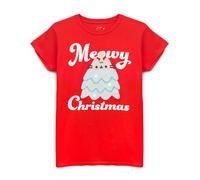 Pusheen Red Pusheen The Cat Short Sleeved T-Shirt Womens