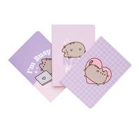 Pusheen Set of 3 A6 Softcover Notebooks 64 pages Moments Collection, Multicolor