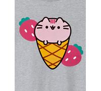 Pusheen Short Sleeved T-Shirt | Womens Grey Marl | Official Merch