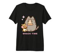 Pusheen Snack Time with Cheek Premium T-Shirt