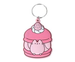 Pusheen Strawberry Pvc Keyring Pink/white (One Size)