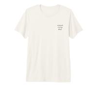 Pusheen Sweet Every Day Cake Back Print Premium T-Shirt