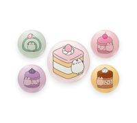 Pusheen Sweets 5 Piece Button Badge Set Button Badges Pusheen Cat
