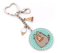 Pusheen the Cat Pizza Keyring with Mini Charms