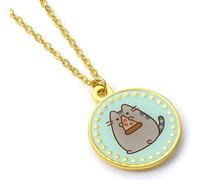 Pusheen the Cat Pizza Necklace PTCN0101 - Elegant Styling | - Zinc Alloy