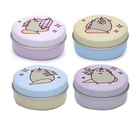 Puckator Pusheen Cat Pusheenicorn Lip Balm in a Tin - Lip Care Stick Balms Chapstick Holiday Essentials For Women Family - Lipbalm Moisturiser Exfoliator Cream - Pretty Cute Lip Blam Bam