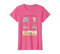 Pusheen The Ideal Sleep Schedule T-Shirt, Women, Pink Heather, X-Small