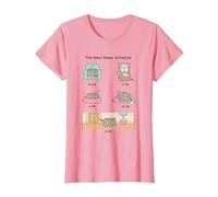 Pusheen The Ideal Sleep Schedule T-Shirt, Women, Pink, Small