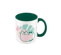 Pusheen Tropical Contrast Mug - Green/White - Green/White - One Size