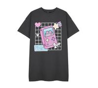 Pusheen Grey Gameboy Short Sleeved T-Shirt Dress Womens
