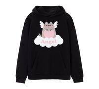 Pusheen Womens Black Angel Hoodie - Small