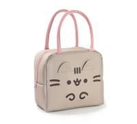 Pusheen Womens Brown Novelty Face Zip Lunch Bag (One Size)