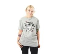 Pusheen Grey Halloween Short Sleeved T-Shirt Womens
