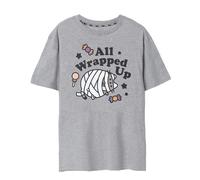 Pusheen Womens/Ladies All Wrapped Up Halloween T-Shirt / N/A N/A NS7716