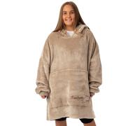 Pusheen Womens/Ladies Embroidered Hoodie Blanket / One Size Brown NS7231