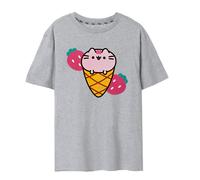Pusheen Womens/Ladies Ice Cream Short-Sleeved T-Shirt NS7718