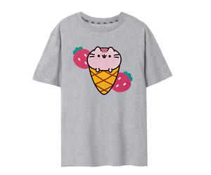 Pusheen Womens/Ladies Ice Cream Short-Sleeved T-Shirt NS7718
