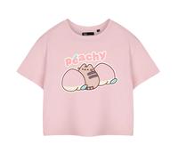 Pusheen Womens/Ladies Peachy Short-Sleeved Crop T-Shirt NS8510