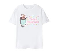 Pusheen Womens/Ladies Treat Yourself T-Shirt NS7795