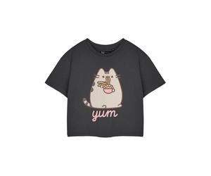 Pusheen Womens/Ladies Yum Noodles Short-Sleeved Crop Top NS8966