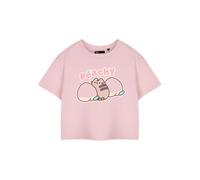 Pusheen Women's Peachy Cropped Short Sleeved T-Shirt | Pink | Officially Licensed Merch | Size: XL Pusheen Pink XL