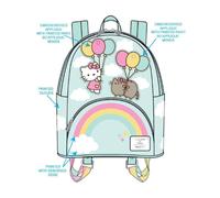 Pusheen X Hello Kitty Balloons and Rainbow Loungefly Mini Backpack