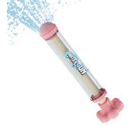 Pusher Type Fun Firework s Water Je t Spray Toy, Firework Water Spray G-un, Style Water Spray Toy, 1.18x2.76x10.63 inches, Kid-Friendly O-peration, Swimming Pool for Kids Family Friends Girls Boys Fun