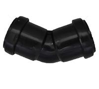 Pushfit 32mm Waste Pipe 45 Degree Bend - Black
