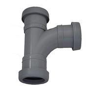 Pushfit 32mm Waste Pipe 90 Degree Tee - Grey