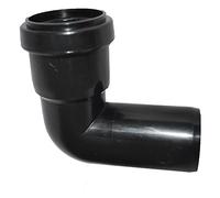 Pushfit 32mm Waste Pipe Conversion Bend - Black - Pack of 2