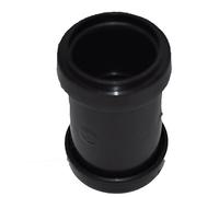 Pushfit 40mm Waste Pipe Coupling - Black - Pack of 2