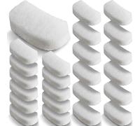 Pushglossy 24 Pcs Water Polishing Pads Compatible with Fluval 106/107/206/207 Canister Filter Media Aquarium Filter Pad 5.71 x 2.76 x 1.38 Inches Fish Tank Aquarium Filter Accessories,A242