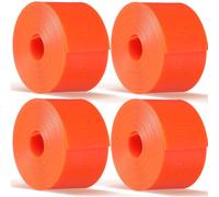 Pushglossy 4 Pcs Orange Perforated Strips for Electrical Wire Marking Strips for Rough in Industrial Commercial Jobs, Hold Wire in Place, Cable Holder for Drywall, Color Coding