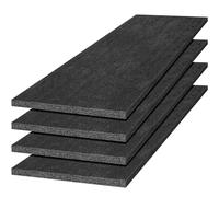 Pushglossy 4 Pcs Polyethylene Foam Sheet Apart Insert Pad Cushion Foam Packing Cuttable Craft for Toolbox Case Storage Camera DIY Crafts Projects Organization (54 x 16 x 1 Inch)