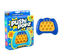 Pushi Popz Game - Requires 3 X 1.5V AAA Batteries - Features: 4 Electronic Game, Modes30 Levels, LED Light Up And Sounds - Think Fast But Pop Faster!