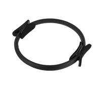 PUSHI Store Pilates Ring Circle, Fitness Ring Magic Circle, 6 Colors 1.4in Dual Grip Yoga Ring Resistance Circle for Thighs and Legs Fitness (Black)