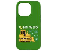 Pushing My Luck St Paddy day 67 Lucky Construction Bulldozer Case for iPhone 15 Pro