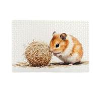 Pushing The Haystack Mouse 1000 Piece Jigsaw Puzzles For Adults Wooden Puzzles For Adults Gifts Home Decor