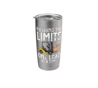 Pushing The Limits one Load at a Time Forklift Stainless Steel Insulated Tumbler