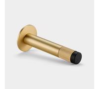 Pushka Home Brass Linear Wall Mounted Door Stops in Gold (Gold Tip)