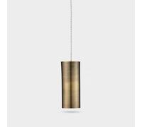 Pushka Home Brushed Solid Brass Round Cylindrical Bathroom Light Pulls (Antique Gold)