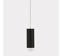 Pushka Home Brushed Solid Brass Round Cylindrical Bathroom Light Pulls (Black)