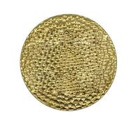 Pushka Home LTD Copper, Gold & Silver Hammered Drinks Coaster (Gold)