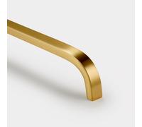 Pushka Home LTD Modern Brass Gold Bar Handles Suitable for Cabinets, Wardrobes, Doors & Drawers (PH29 - Hole Centre 160mm)