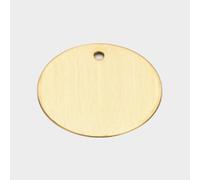 Pushka Home Modern Solid Brass Curved Gold Bar Handles Suitable for Cabinets, Wardrobes, Doors & Drawers (Gold Sample Disc)