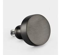 Pushka Home Modern Solid Brass Round Cabinet Door Knobs Gold, Black, Silver, Antique Gold and Gunmetal (Gold)