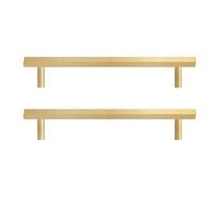 Pushka Home Set Of 2 Solid Brass Hexagon Cabinet Handle 160mm - Gold