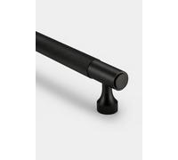 PUSHKA HOME Solid Brass Knurled Bar Handle with Hole Centre 128mm - Black PUSHKA HOME Black
