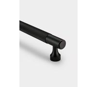 PUSHKA HOME Solid Brass Knurled Bar Handle with Hole Centre 224mm - Black PUSHKA HOME Black