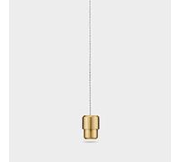 Pushka Home Solid Brass White Chrome Gold Light Pull Cord Connector (Gold)